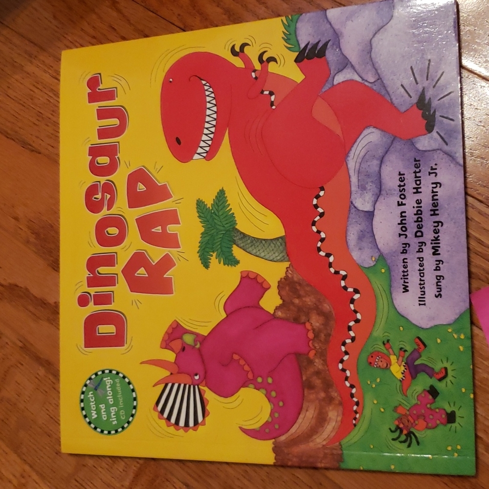 Dinosaur Rap with CD A dragon on the doorstep withCD